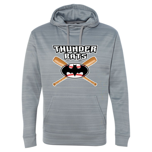 Thunder Bats -  - Striped Poly Fleece Hooded Pullover Sweatshirt Thumbnail
