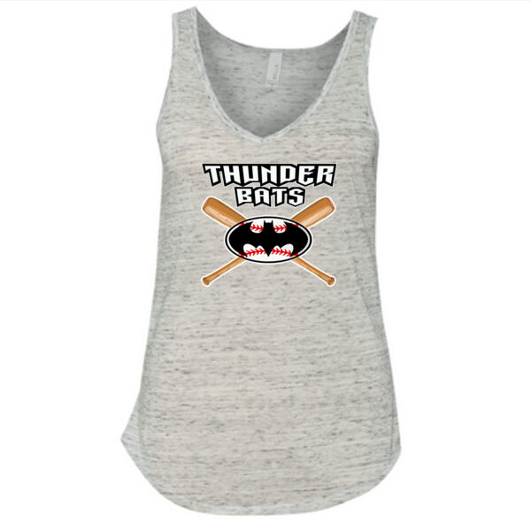 Thunder Bats -  - Ladies' Flowy V-Neck Tank Thumbnail