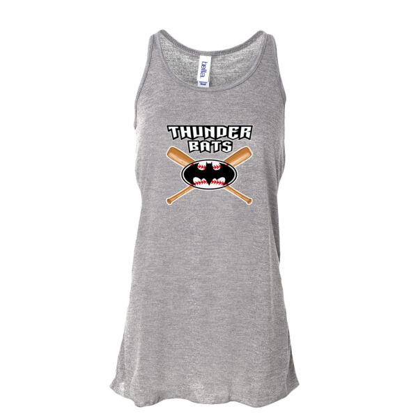 Thunder Bats -  - Ladies' Flowy Racerback Tank - Dark Thumbnail