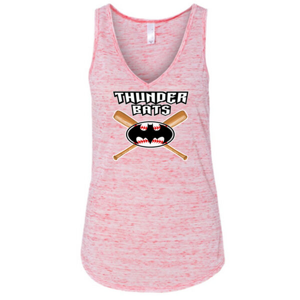 Thunder Bats -  - Ladies' Flowy V-Neck Tank Thumbnail