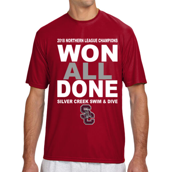 2018 NL Champions - Shorts Sleeve Cooling Performance Crew Dark Color Shirt Thumbnail