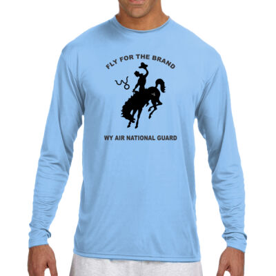 WY Air National Guard  - (S) Long Sleeve Cooling Performance Crew Light Color Shirt Thumbnail