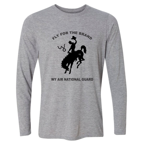 WY Air National Guard  - Light Youth Long Sleeve Ultra Performance Active Lifestyle T Shirt Thumbnail