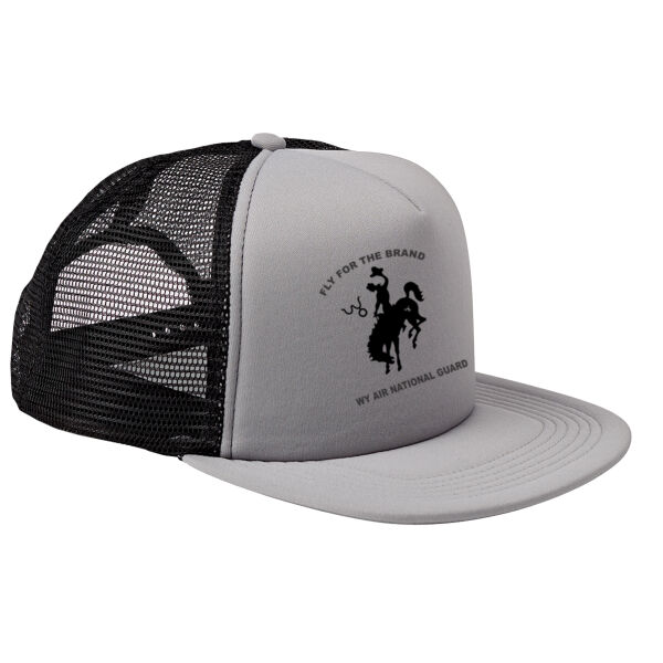 WY Air National Guard  - 5-Panel Foam Front Trucker Cap Thumbnail