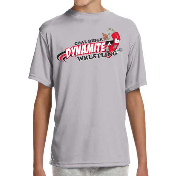 Coal Ridge Wrestling - (S) Youth Shorts Sleeve Cooling Performance Crew Ligh Color Shirt Thumbnail