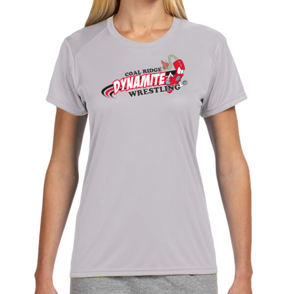 Coal Ridge Wrestling - (S) Ladies' Shorts Sleeve Cooling Performance Crew Light Color Shirt Thumbnail