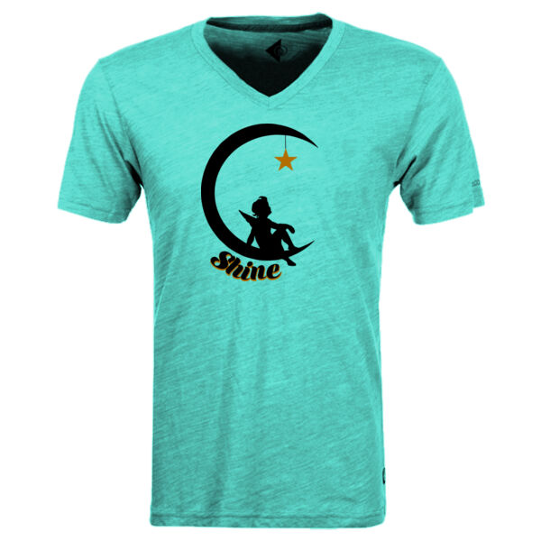 Childhood Cancer Awareness - Triblend V-Neck T-Shirt 2 Thumbnail