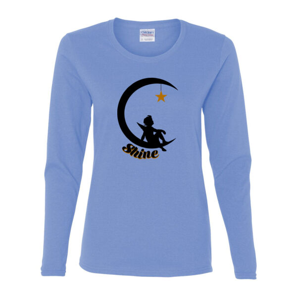 Childhood Cancer Awareness - Heavy Cotton Long Sleeve T-Shirt - Gildan Ladies Ultra Cotton™ Long Sleeve Missy Fit T Shirt 2 Thumbnail