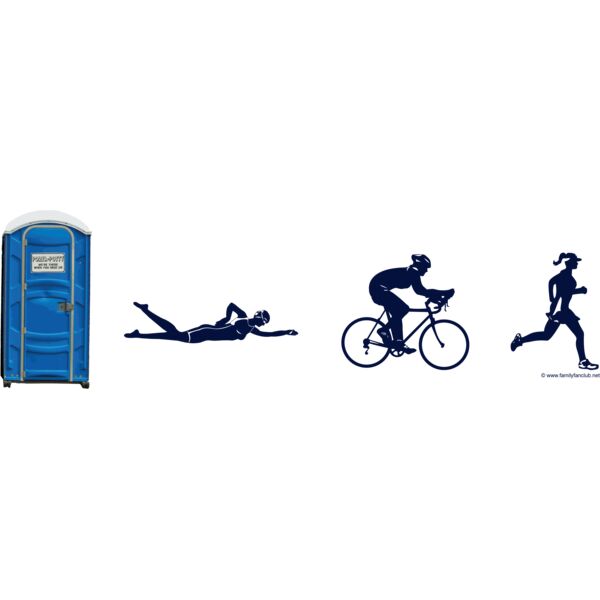 porta potty triathlete icons women Thumbnail