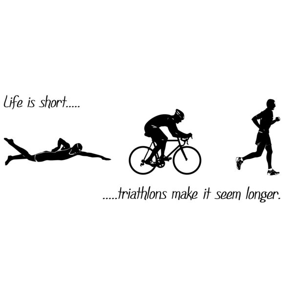 Life is Short Triathlon Mens Thumbnail