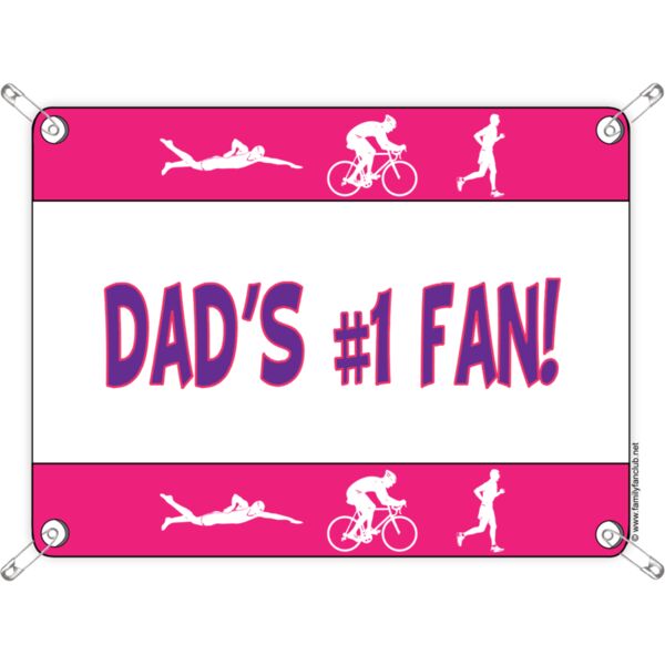racebib Dad s  1 Triathlon Fan pp Thumbnail