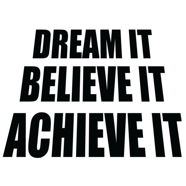 Expect Success Dream It Believe It Achieve Thumbnail