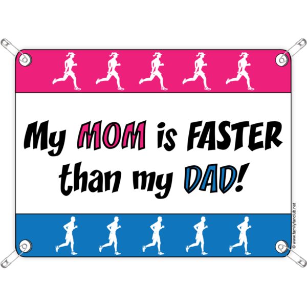 racebib my mom is faster than my dad Thumbnail