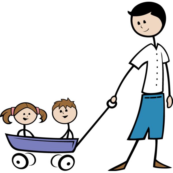 Basic Adult Male with Kids   Color Thumbnail