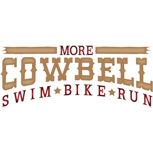 More Cowbell Swim Bike Run Triathlon Thumbnail