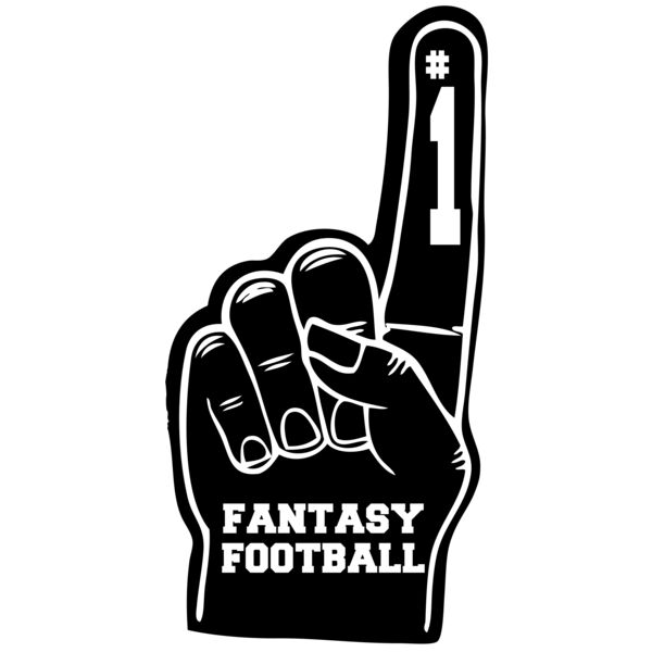 FantasyFootball FoamFinger Black Thumbnail