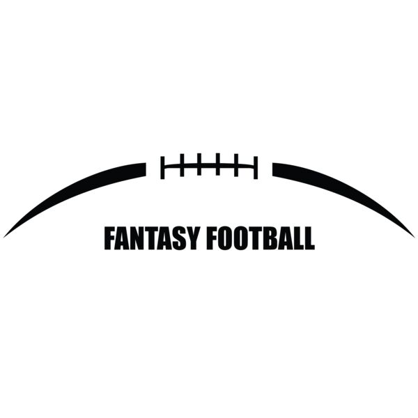 Football Outline Fantasy Football Thumbnail