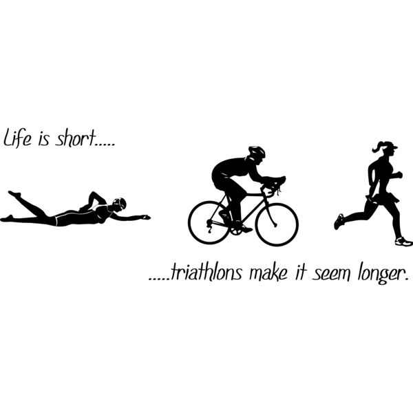 Life is Short Triathlon Womens Thumbnail
