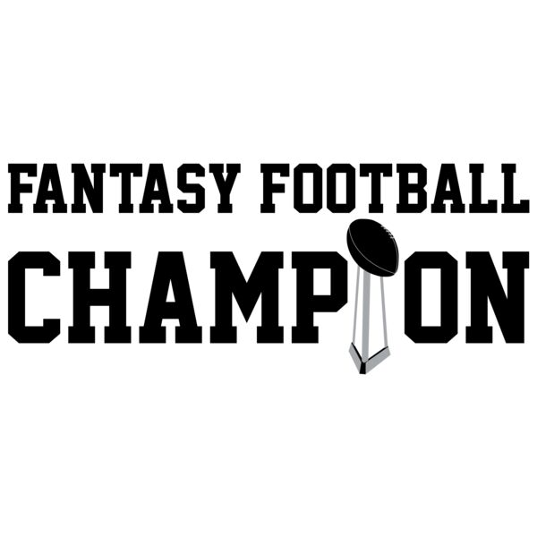 Fantasy Football Champion with Trophy Thumbnail