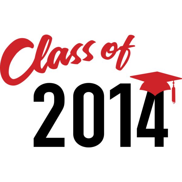 Class of 2014 Graduation BW Red 1 Thumbnail
