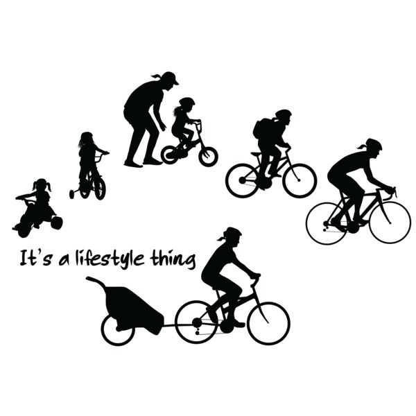 Thru the Ages  Biking Cycling Curising Womens  Thumbnail