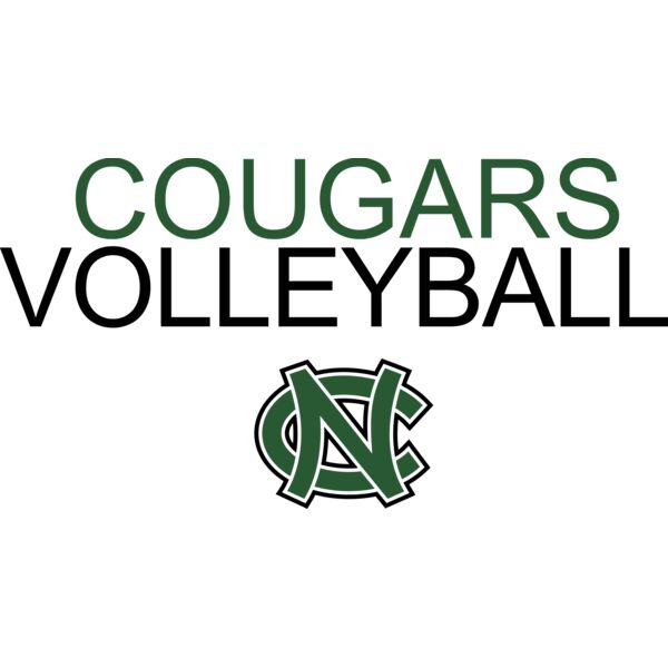 Cougars Volleyball with NC logo   DN Thumbnail