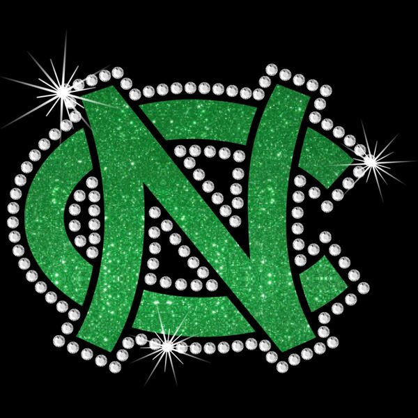Niwot Interlocking NC Rhinestone Bling Thumbnail