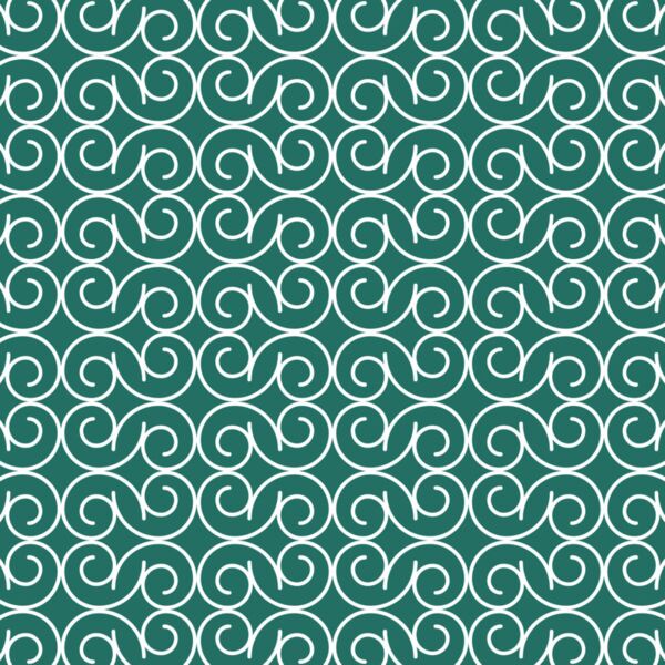 Fancy Swirls Pine Green Thumbnail
