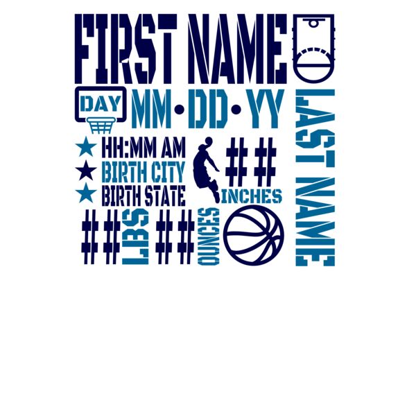 Basketball Birth Stats - Blue Thumbnail
