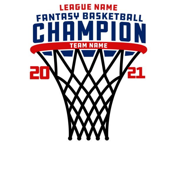 Fantasy Basketball Champion Hoop Design Thumbnail