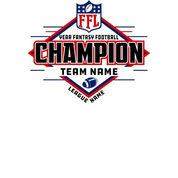 Fantasy Football Champion Diamond Template Thumbnail