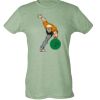 Ladies Slim Fit Poly-Rich Tee Thumbnail