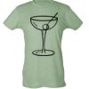 Ladies Slim Fit Poly-Rich Tee Thumbnail