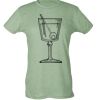 Ladies Slim Fit Poly-Rich Tee Thumbnail