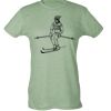 Ladies Slim Fit Poly-Rich Tee Thumbnail