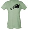 Ladies Slim Fit Poly-Rich Tee Thumbnail