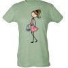 Ladies Slim Fit Poly-Rich Tee Thumbnail