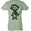 Ladies Slim Fit Poly-Rich Tee Thumbnail