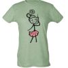 Ladies Slim Fit Poly-Rich Tee Thumbnail