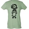 Ladies Slim Fit Poly-Rich Tee Thumbnail