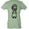Ladies Slim Fit Poly-Rich Tee Thumbnail