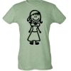 Ladies Slim Fit Poly-Rich Tee Thumbnail