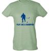 Ladies Slim Fit Poly-Rich Tee Thumbnail