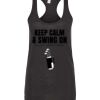 Ladies Slim Fit Poly-Rich Racerback Tank Thumbnail