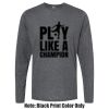 Unisex Poly-Rich Long Sleeve Tee Thumbnail