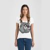 Ladies Slim Fit V Neck Poly-Rich Tee Thumbnail