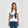 Ladies Slim Fit V Neck Poly-Rich Tee Thumbnail