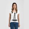 Ladies Slim Fit V Neck Poly-Rich Tee Thumbnail