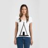 Ladies Slim Fit V Neck Poly-Rich Tee Thumbnail