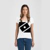 Ladies Slim Fit V Neck Poly-Rich Tee Thumbnail